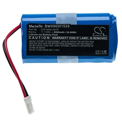 Image de vhbw Batterie Compatible avec Ecovacs CEN250, ML009, V700 aspirateur Home Cleaner (2600mAh, 11,1V, Li ION)