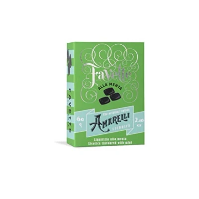 Image de Favette à la Menthe 4x60 gr Liqurizia Amarelli