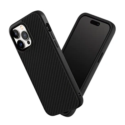 Image de RhinoShield Coque Compatible avec [iPhone 14 Pro Max] SolidSuit Fine Technologie d&#039;absorption des Chocs et Finition Premium Matte Fibre de Carbone