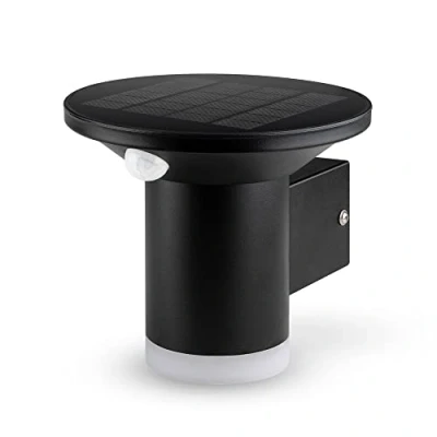 Image de Brendz Applique murale exterieur solaire, 500 Lumens lampe solaire exterieur, blanc chaud 3000k, Imperméable IP44, Eclairage avec detecteur de mouvement et mode Stand By
