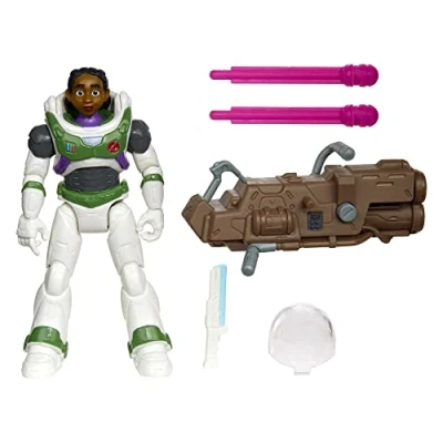 Image de Pixar Disney Buzz l’Éclair Figurine Articulée Izzy Hawthorne avec 12 points d’articulation, mouvement de frappe à l’épée laser et accessoires, Jouet Enfant, Dès 4 ans, HHJ88