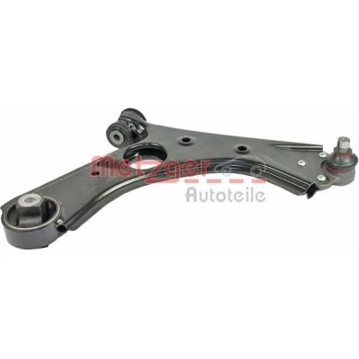 Image de METZGER 58096602 Bras de suspension avec rotule suspension, support en caoutchouc Essieu avant droit barre oscillant transversal FIAT: 500L