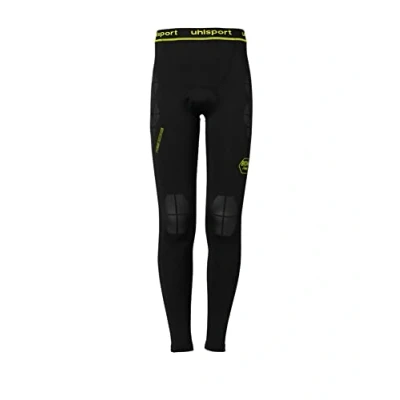 Image de uhlsport Bionikframe Res Longue Tight Homme, Noir/Fluo Jaune, XXL