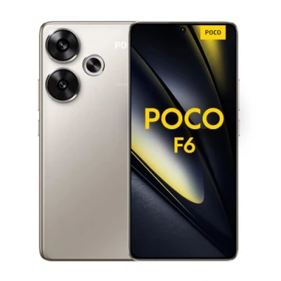 Image de POCO F6 Snapdragon® 8s Gen 3, écran Flow AMOLED 120Hz, Chargeur Turbo 90W, Double caméra 50MP avec OIS, 8GB+256GB, Doré (Version Française + 2 Ans de Garantie)