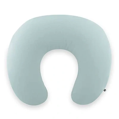 Image de hauck Coussin Allaitement Nurse N Feed avec Micro Billes, 100% Oeko TEX® Standard, Petit et Compact, Rigidité Adaptable, Sac de Transport, Lavable Eukalyptus