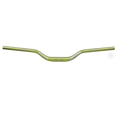 Image de Funn Upturn guidon de VTT à haute élévation avec collier serrage 31,8 mm et largeur 785 mm, en alliage léger durable pour vélo MTB BMX, 55 (Vert)