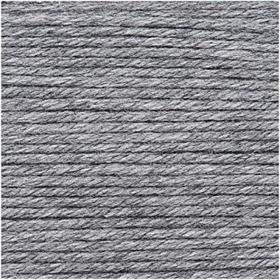 Image de Laine Rico Design Essentials Mega Merino Chunky, 100 g Anthraci Gris