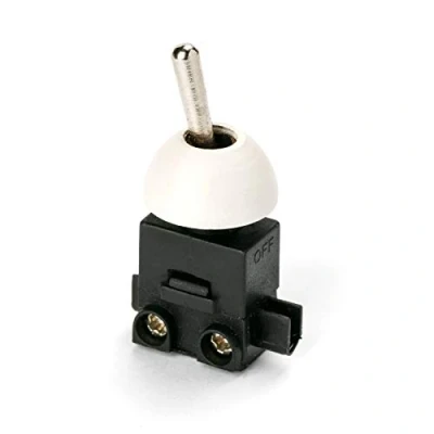 Image de Interrupteur encastré On/Off 250 V Luminaire 1 pôle 2 (1) A LS Doré/argenté vieilli, blanc