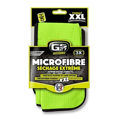 Image de GS27 Microfibre Séchage Extrême Chiffon Voiture Taille XXL (60 cm x 80 cm)