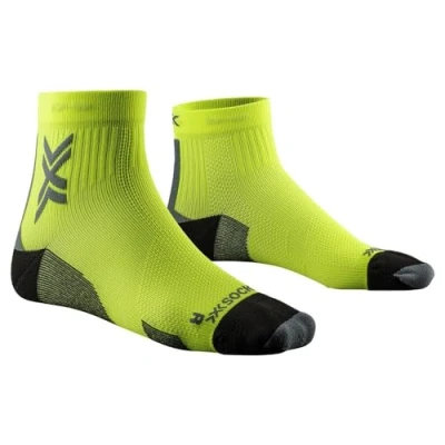 Image de X Socks® RUN DISCOVER ANKLE, Fluo jaune/opale noir, 35 38