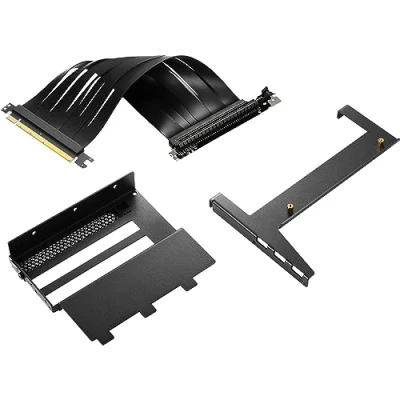 Image de KIT de CARTE GRAPHIQUE verticale Sharkoon ANGULAIRE Compatible avec REV300 Produit distributeur agréé japonais Noir 4.0