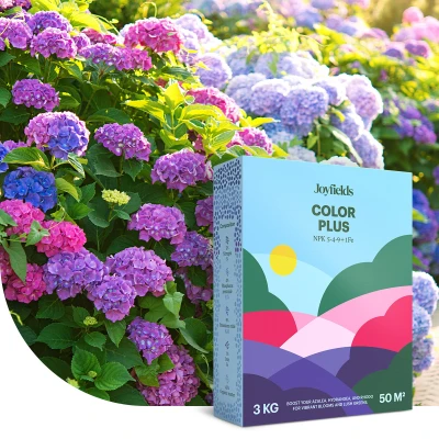 Image de Joyfields Color Plus Engrais Pour Rhodo, Hortensia Et Azalée 3KGme 50 M²