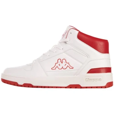 Image de Kappa Mixte Code de Style : 243406 Coda Mid Unisexe Basket, White Black, 38 EU