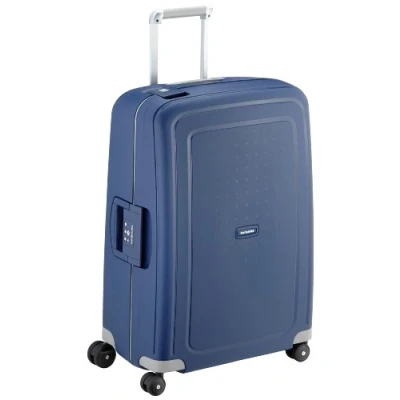 Image de Samsonite S&#039;Cure Spinner M Valise, 69 cm, 79 L, Bleu (bleu foncé)