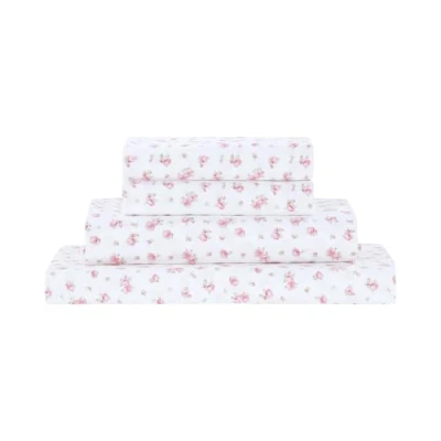 Image de Modern Threads Parure de lit en Microfibre Douce imprimée Draps Luxueux Comprend Un Drap Plat, Housse avec Poches Profondes et des taies d&#039;oreiller, Ivoire pour Grand