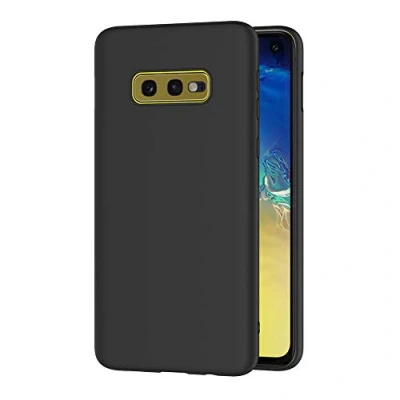 Image de AICEK Coque Samsung Galaxy S10e, Noir Silicone pour S10e Housse Etui Case