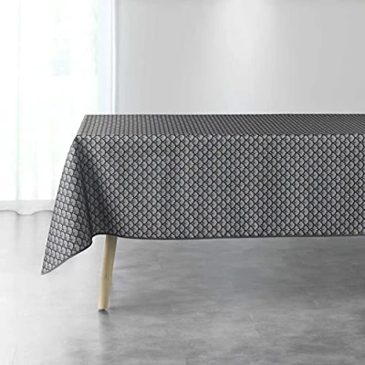 Image de douceur d&#039;intérieur Nappe Rectangle, Artchic Anthracite, 150 x 240 cm
