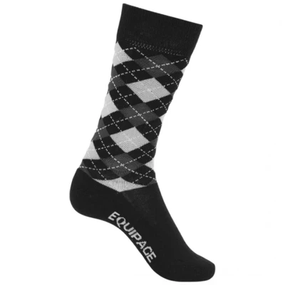 Image de Equipage Chaussettes d&#039;Équitation Lax Noir