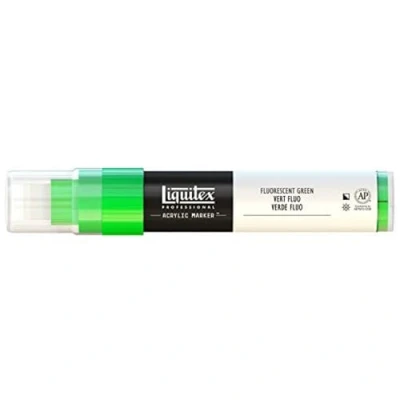 Image de Liquitex 00056 Marqueur Pointe Large 8 15 mm Vert Fluorescent