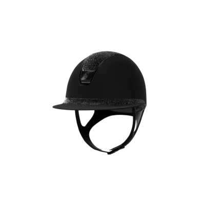 Image de Casque d&#039;équitation Samshield Custom Miss Shadowmatt Crystal Fabric 2.0