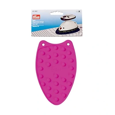 Image de Prym 611908 Repose Fer Mini, en Silicone, Rose Vif