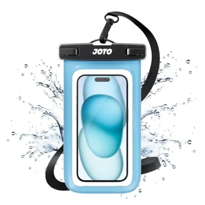 Image de JOTO Pochettes Étanches iPhone 15/14/13/12/11 Mini Plus Pro Max XS XR X SE, Samsung A14, A23, A33, Xiaomi Redmi Note 11S/10S/10 Pro, Certifiée par IPX8 Housse Étanche Téléphone Jusqu&#039;à 7 Pouces