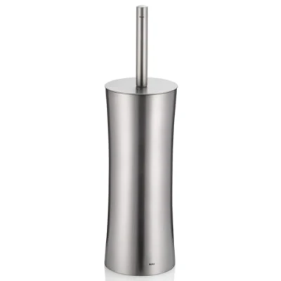 Image de Kela 22496 set porte brosse WC, acier inoxydable mat, &#039;Elegance&#039;, Argent