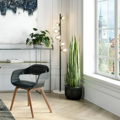 Image de Lampadaire KARE Scala Balls 160 cm Noir LED Douille G9