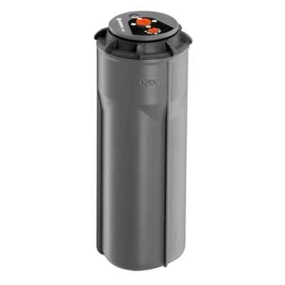 Image de Gardena Turbines Arroseur T200:Système d&#039;irrigation Pour les pelouses de taille moyenne jusqu&#039;à 200 m²,avec une distance lancement réglable (5 8 m) et un réglage du secteur l&#039;essentiel (8203 29)