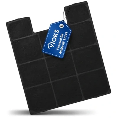 Image de Filtre à charbon de rechange pour Amica KF 17141 Accessoire hotte aspirante actif mode recirculation d&#039;air Pièce