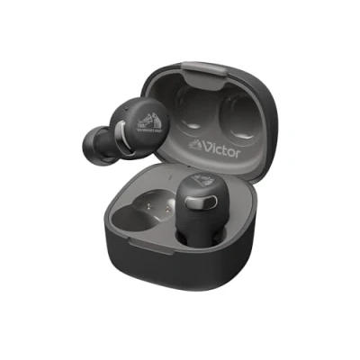 Image de JVC Ecouteurs True Wireless Noise Cancelling, Confort et qualité sonore améliorés, Application Smartphone, Connexion Multipoints, HA A30T2 B (Noir)