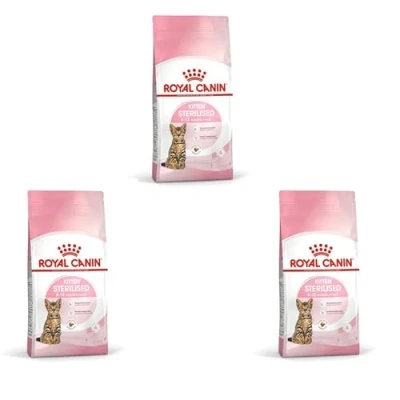 Image de Royal Canin Kitten Sterilised 400 g Aliment complet pour chats Spécialement conçu les castrés en pleine croissance, de 6 à 12 mois