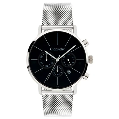 Image de Gigandet Minimalism Montre Homme Chronographe Analogique Quartz Noir Argent G32 006