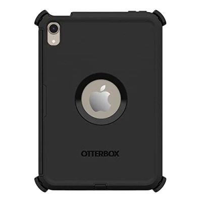 Image de Otterbox Coque Defender pour iPad Mini 8,3&quot; 7e gen 2024 (A17 Pro) / 6e 2021, Protection Antichoc et Ultra Robuste avec d&#039;écran intégrée, 2X testé Selon la Norme Militaire, Noir