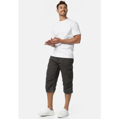 Image de Indicode Jeans MIT GÜRTEL Nicolas Short, Homme, Taille: Large, Dark grey