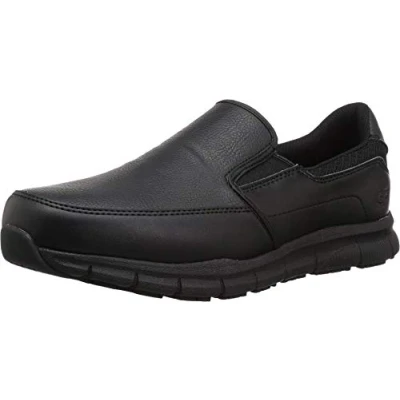 Image de Skechers Chaussures de Travail Nampa Groton Food Service Shoe, Noir polyuréthane, 13 W US, Polyuréthane Noir, 47.5 EU