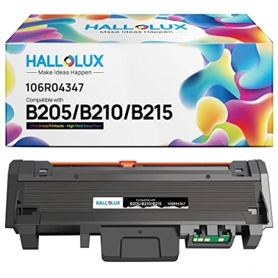 Image de HALLOLUX B210 Cartouche de Toner Compatible avec Xerox B205 B215 pour B215DNI B205NI B210DNI B205MFP B215MFP 106R04347 (Noir, 1 Pack)