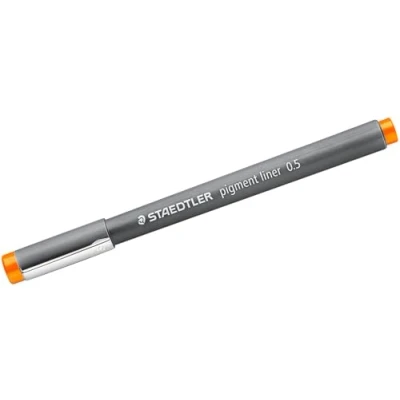 Image de Staedtler Pigment Liner 308 Feutre Pointe Calibrée 0.5 Mm Orange