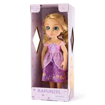 Image de Disney Store Official Poupée Raiponce avec Mini Brosse à Cheveux, 40,5 cm/16&quot;, Collection Once Upon a Story, partir de 3 Ans