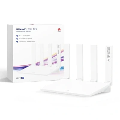 Image de HUAWEI WiFi AX3 New 128MB+128MB, Wireless Gigabit Dual Band Router, 4 Autoadaptive WAN/LAN GE Ports, Amplifier