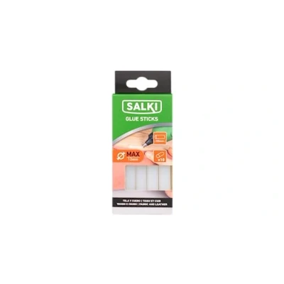 Image de SALKI Bâtons de colle en tissu/cuir (MAX) 100% recyclable Séchage rapide Utilisation exclusive avec pistolets à thermofusible Optimal pour collage sur tissus et cuirs