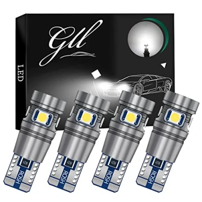 Image de GLL 4pcs Blanc T10 501 LED Canbus 194 168 W5W 3030 6SMD Wedge Ampoules Pour Voiture Dôme Intérieur Tableau de Bord du Tronc la Plaque D&#039;immatriculation