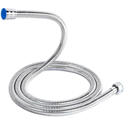 Image de flexible de douche 2m50 acier inox systeme anti torsion ultra resistant a l&#039;usure universel tuyau 2,5m 2.5m 250cm