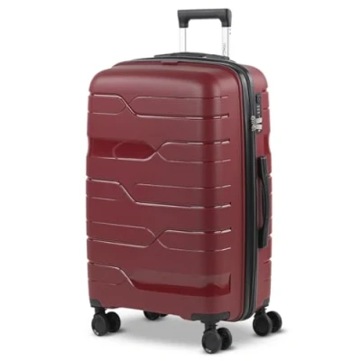 Image de ITACA Valise Moyenne Soute Avion Rigide 4 roulettes De Voyage Résistante en Polypropylène Ultra Légère avec Verrouillage TSA, Grenade
