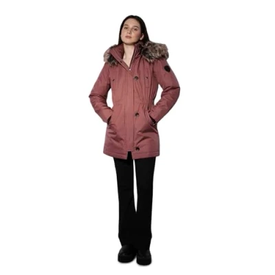 Image de ONLY Onliris CC 2023 OTW Manteau d&#039;hiver, Femme, Taille: XS, Rose brown