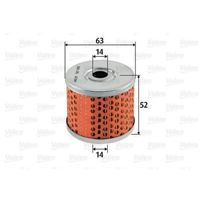 Image de VALEO 587908 Filtre à Carburant Cartouche filtrante RENAULT: Super 5 3/5 portes, Rapid, Van, CITROËN: C15 Break, Visa portes