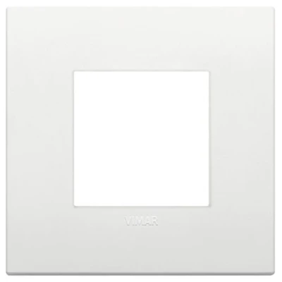 Image de Vimar 19642.74 Arké Plaque Classic 2 modules, technopolymère, Blanc