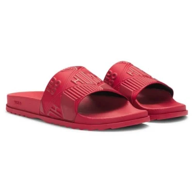 Image de HUGO Match IT Mules, Homme, Taille: 40, Medium red Matière synthétique