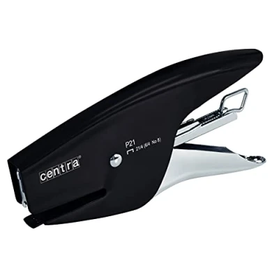 Image de Esselte Centra Agrafeuse à pince P21, compatible avec points 21/4 mm, noir, 626151
