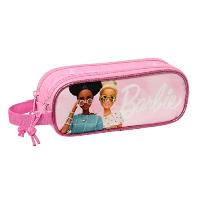 Image de safta Barbie Girl Trousse pour Enfant Idéal Les Enfants de 5 à 14 Ans Confortable et Polyvalent Qualité résistance 21 x 6 8 cm Rose, Estándar, décontracté